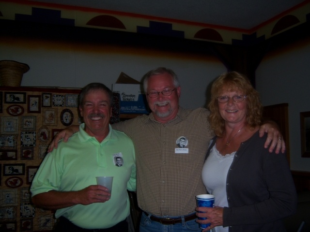 Larry Moxley, Jim Petri and wife Pam
